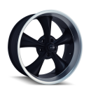 695 Mattschwarz 20x8,5 5x4,5
